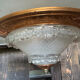 Suspension  soucoupe en verre art déco