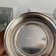 Glass and silver-plated metal photophores Cohr Denmark