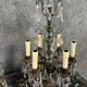Pair of girandoles in bronze and patinated brass louis xv style circa 1930