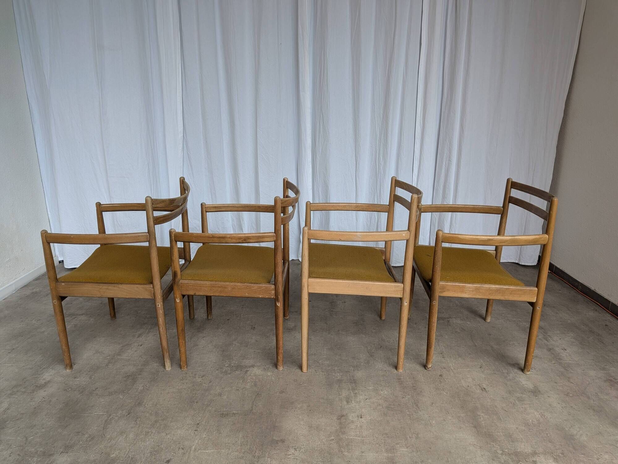 Set of 4 Yugoslav STOL Kamnik Armchairs /Vintage Mid Century Dining Chair