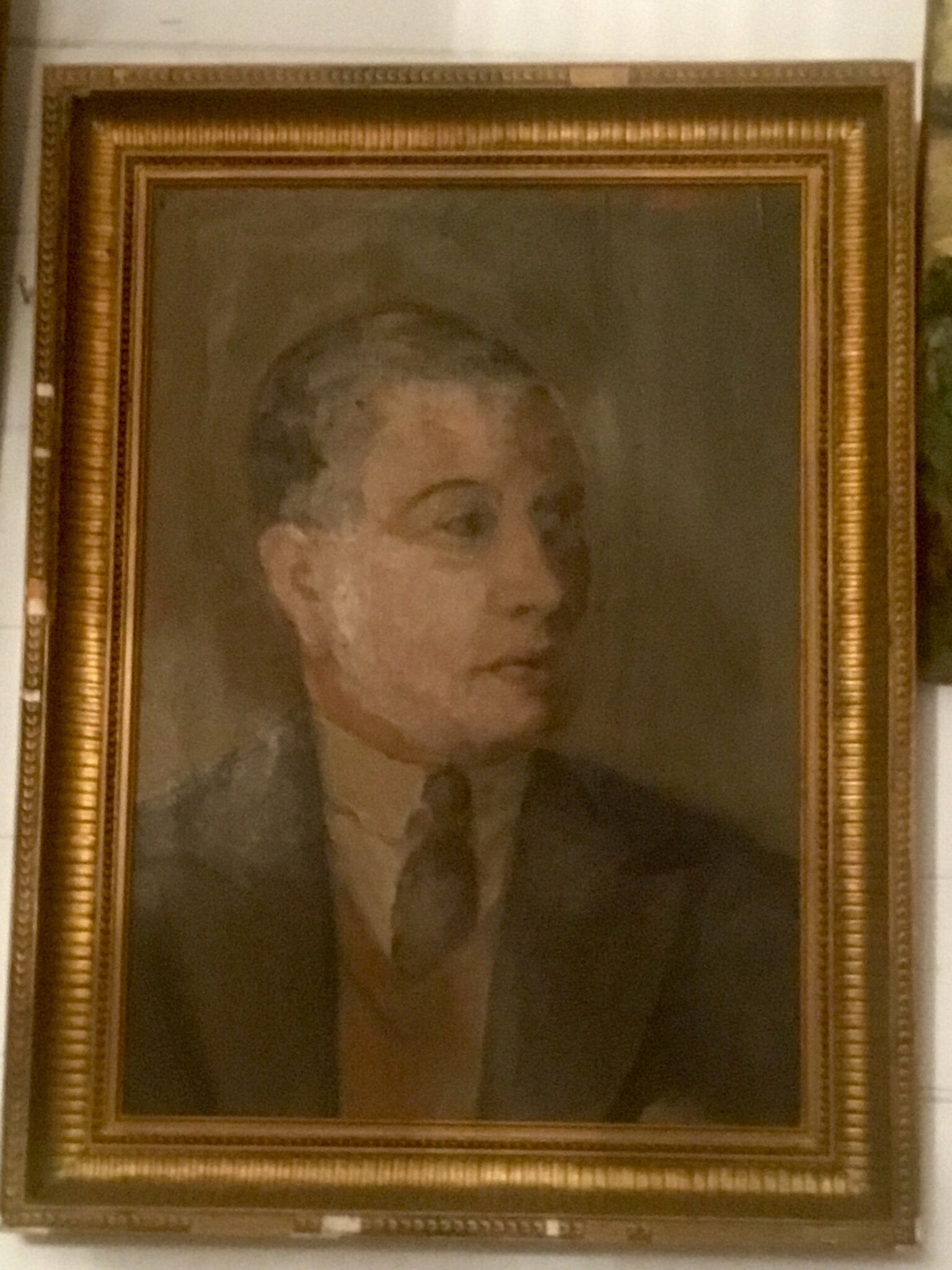 Portrait in oil 42x55cm