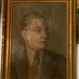 Portrait in oil 42x55cm