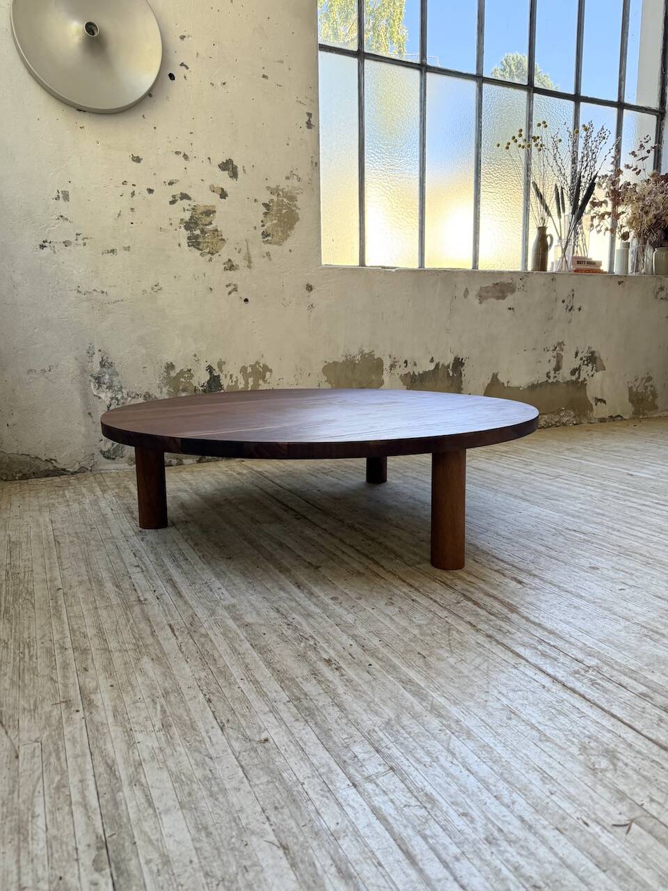 50s round tripod coffee table