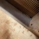 Vintage shoe cabinet / drop-down cabinet with drawer
