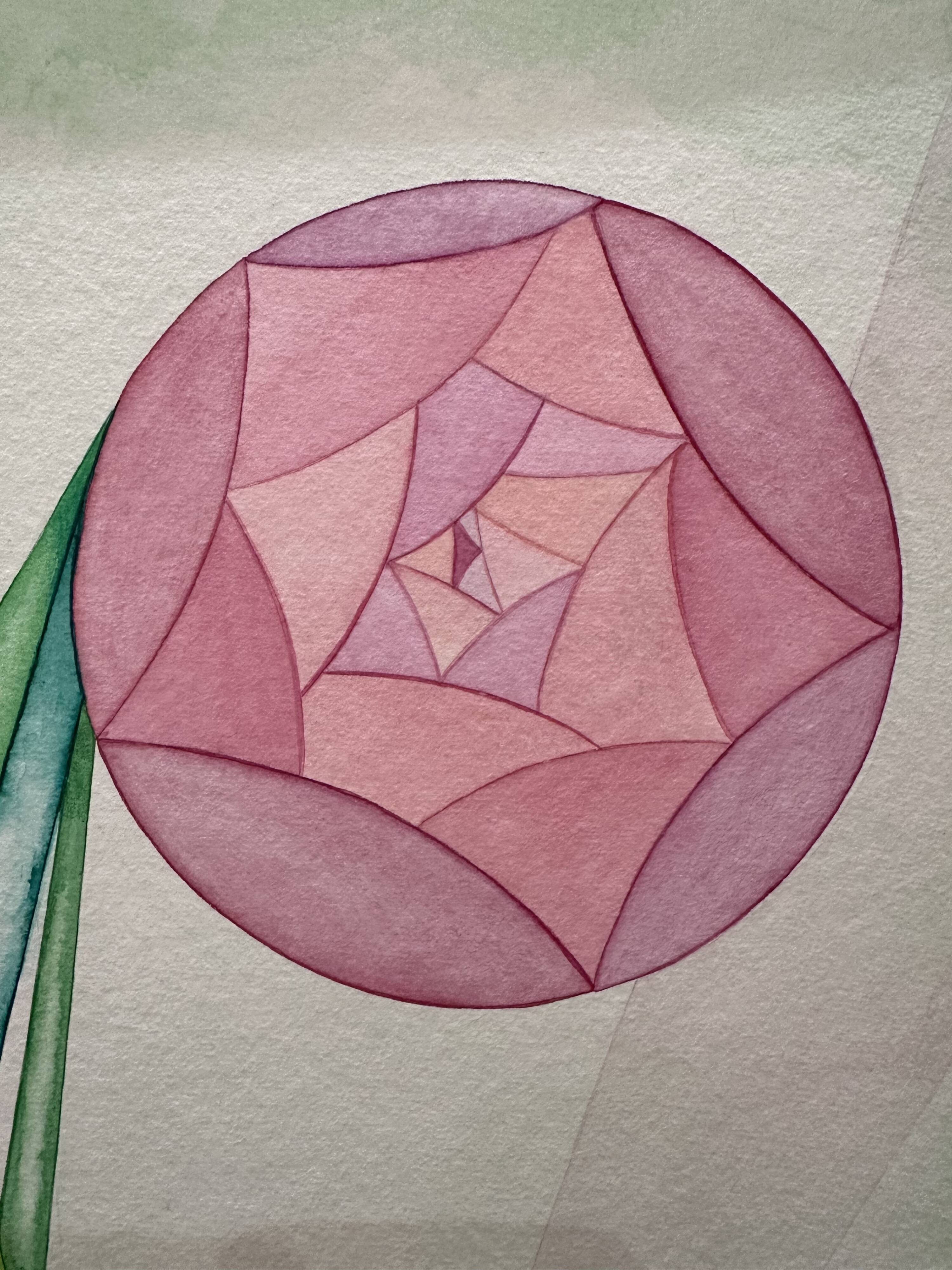 Still life pink flower