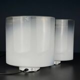 Idra table lamps in Murano glass by Rosanna Toso for Leucos, Italy, 1980s, set of 2