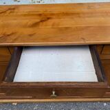 19th century Louis Philippe solid oak sideboard 175cm