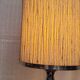 Vintage ceramic table lamp and chrome metal