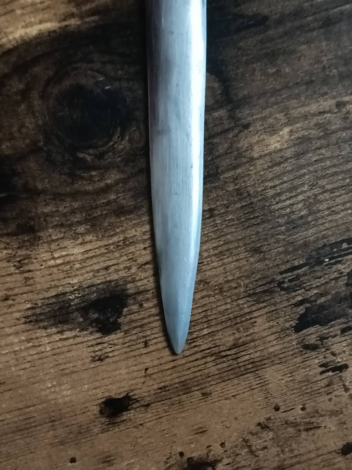 Coupe papier, bronze argenté