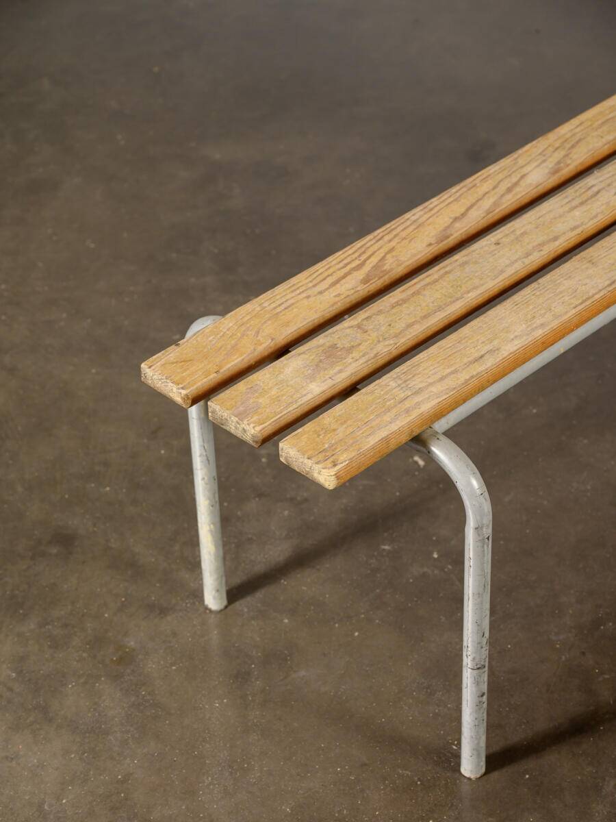 Vintage school bench