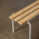 Vintage school bench