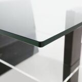 Mid-Century Italian Marble and Glass Coffee Table, 1970s