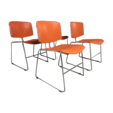 Vintage chairs by Max-Stacker Steelcase edition of the 1970s