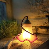 Pink glass tulip Vertigo cable