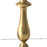 Bougeoir Ancien Laiton Doré