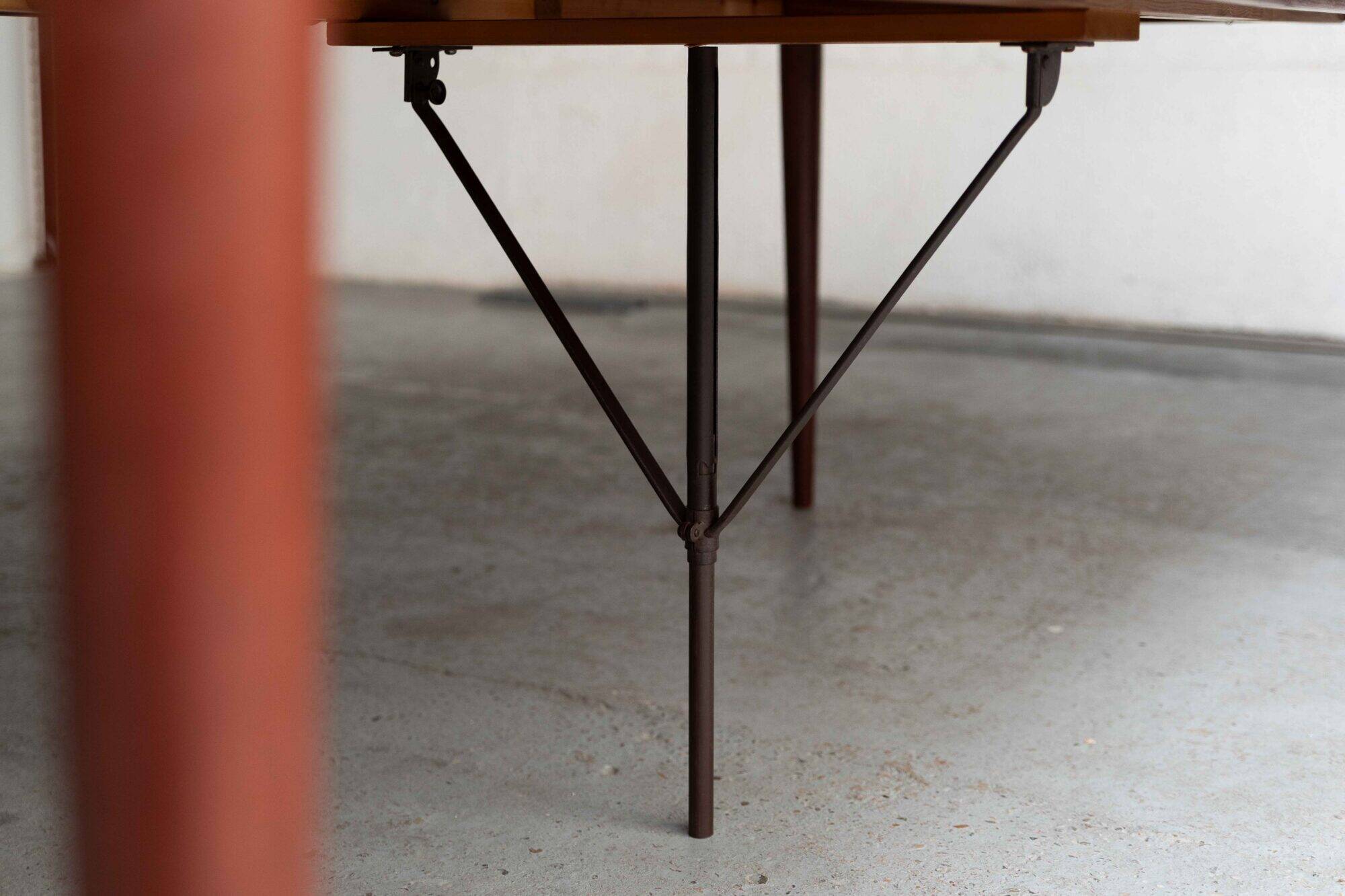 Large dining table by Grete Jalk