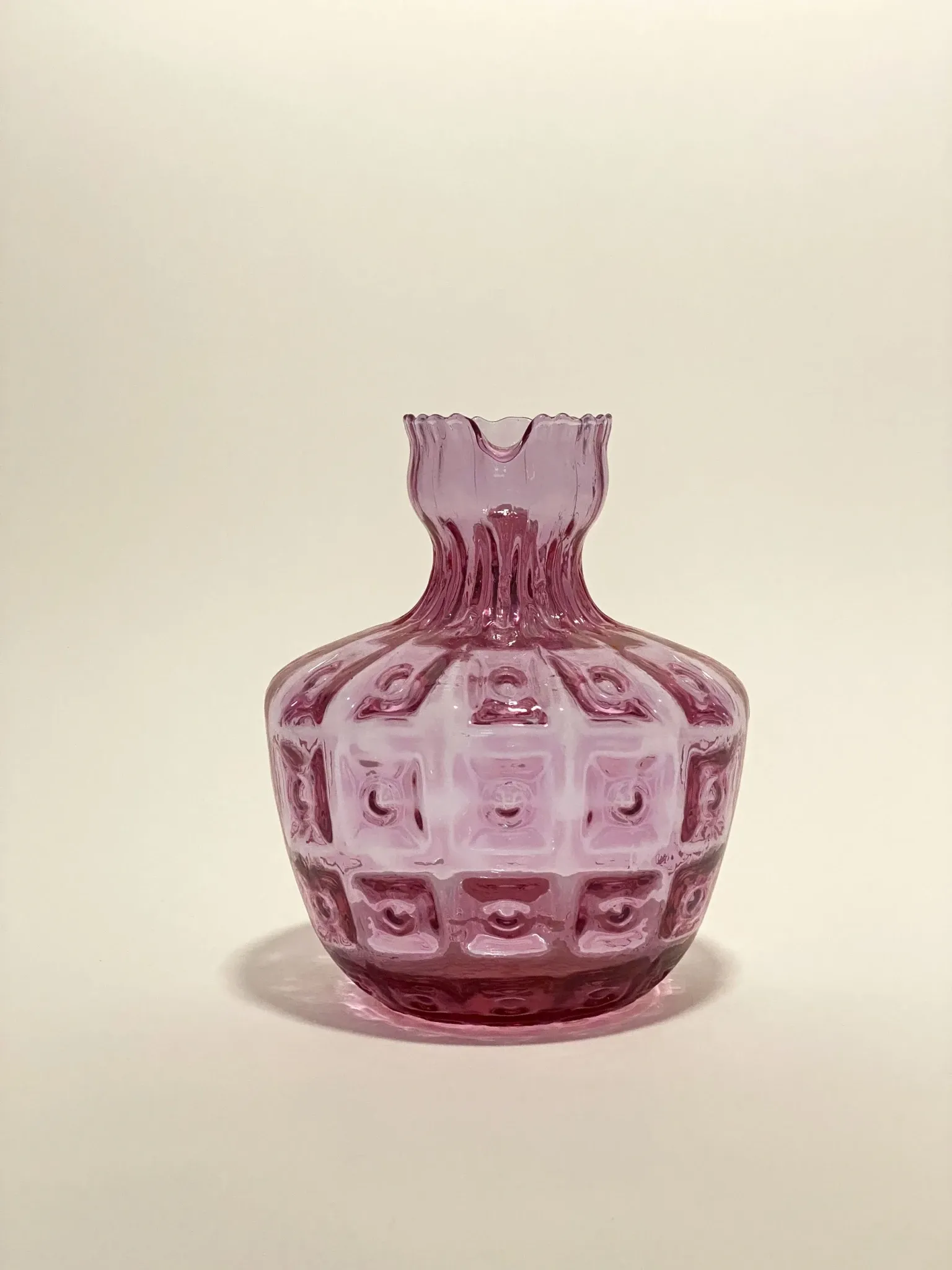 Italian carafe made of blown glass