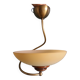 CVL ceiling light pendant glass, brass and wood