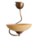 CVL ceiling light pendant glass, brass and wood
