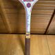 Vintage wooden tennis racket gauthier france team