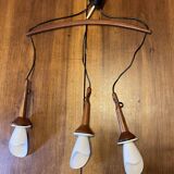 Scandinavian teak pendant light