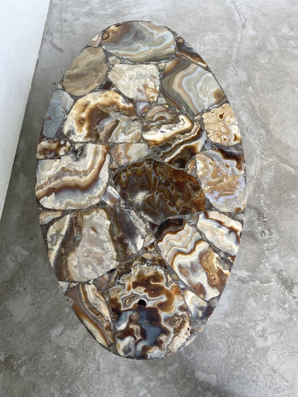 1950s Madagascar aragonite coffee table