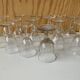 14 antique stemmed glasses