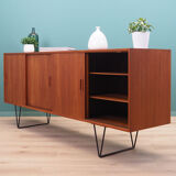 Teak sideboard, Danish design, 1970s, designer: Erik Jensen, production: Westergaards Møbelfabrik