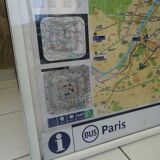 Authentic parisian metro plan