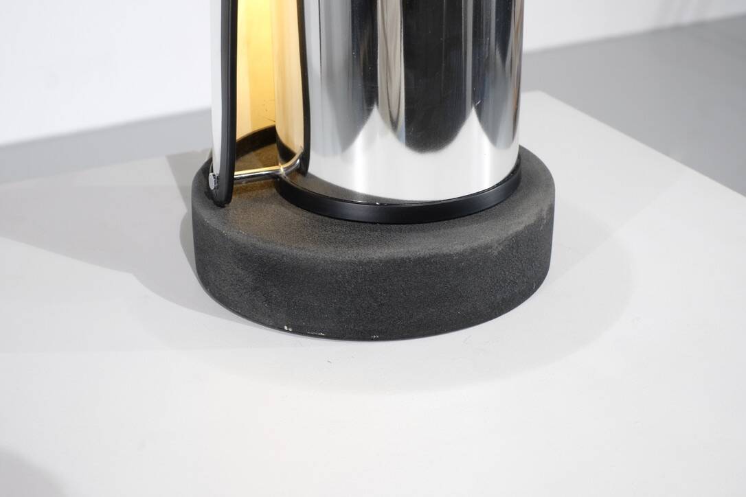 Metal table lamp by Stilnovo, Italy, 1970s.