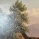Oil on panel, Xanthus Smith United States, 1839-1929 Swiss Alpine Landscape
