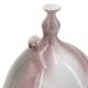 Signed spinning top vase in porcelain, 1970s