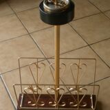 Magazine rack + ashtray from the 60s