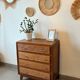 Commode vintage chene foncé