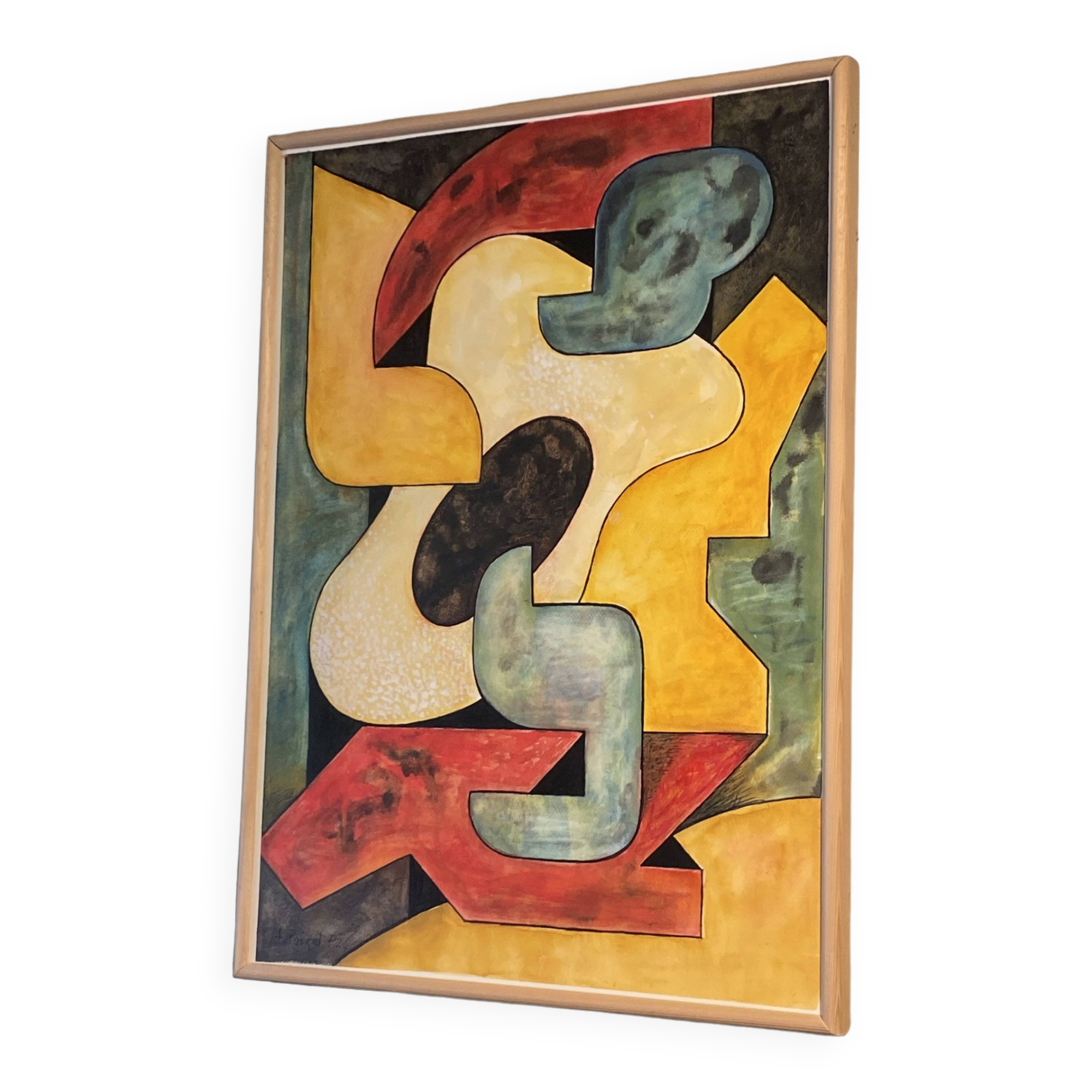 Graphic painting Albert Poizat