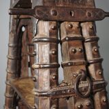 Ancient Indian library made of teak wood