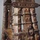 Ancient Indian library made of teak wood