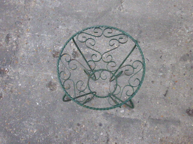 Charming metal plant holder 1950