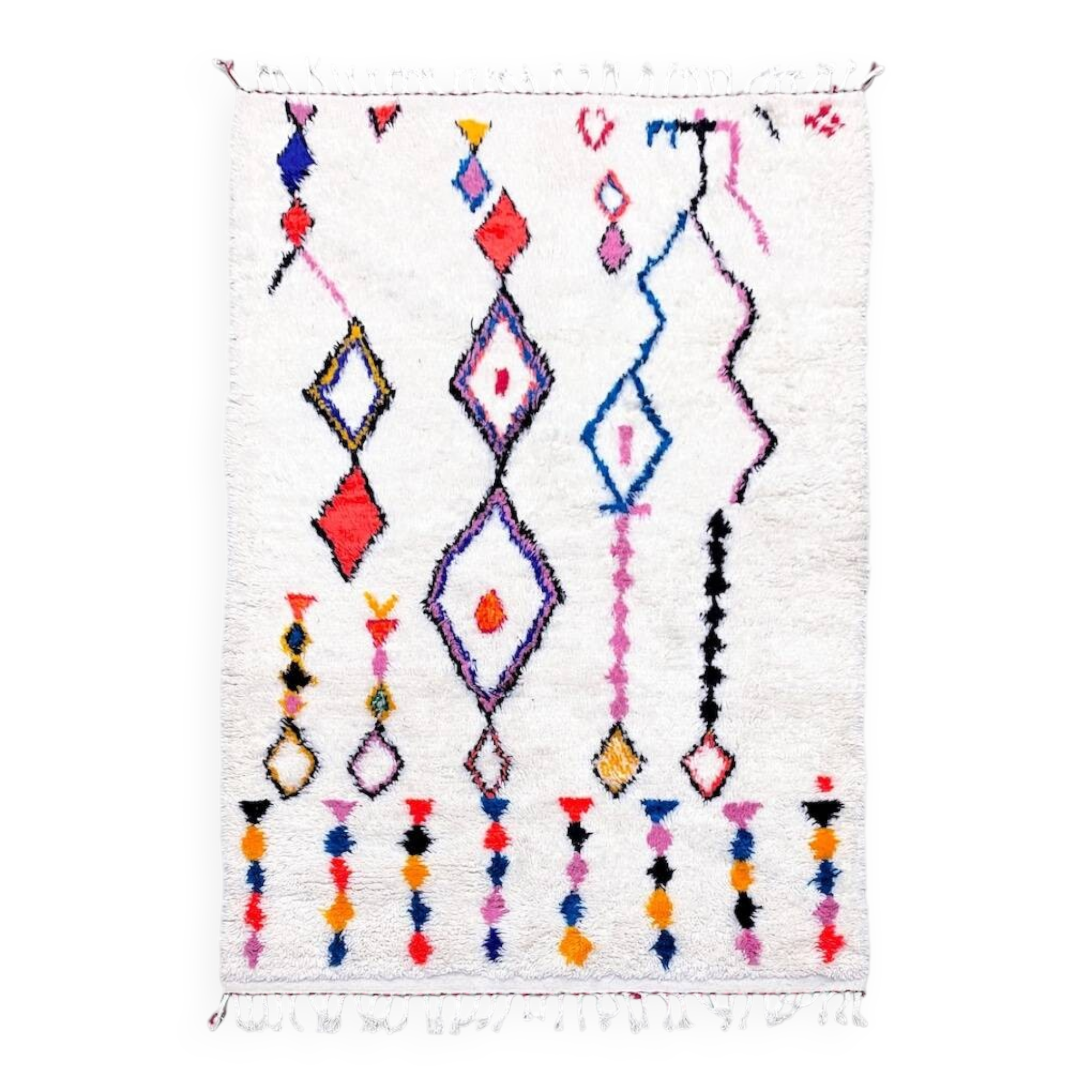 Tapis bérbere fait main traditionnelle 250cmx150cm