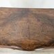 Pair of 1940s Chippendale bedside tables in walnut burl