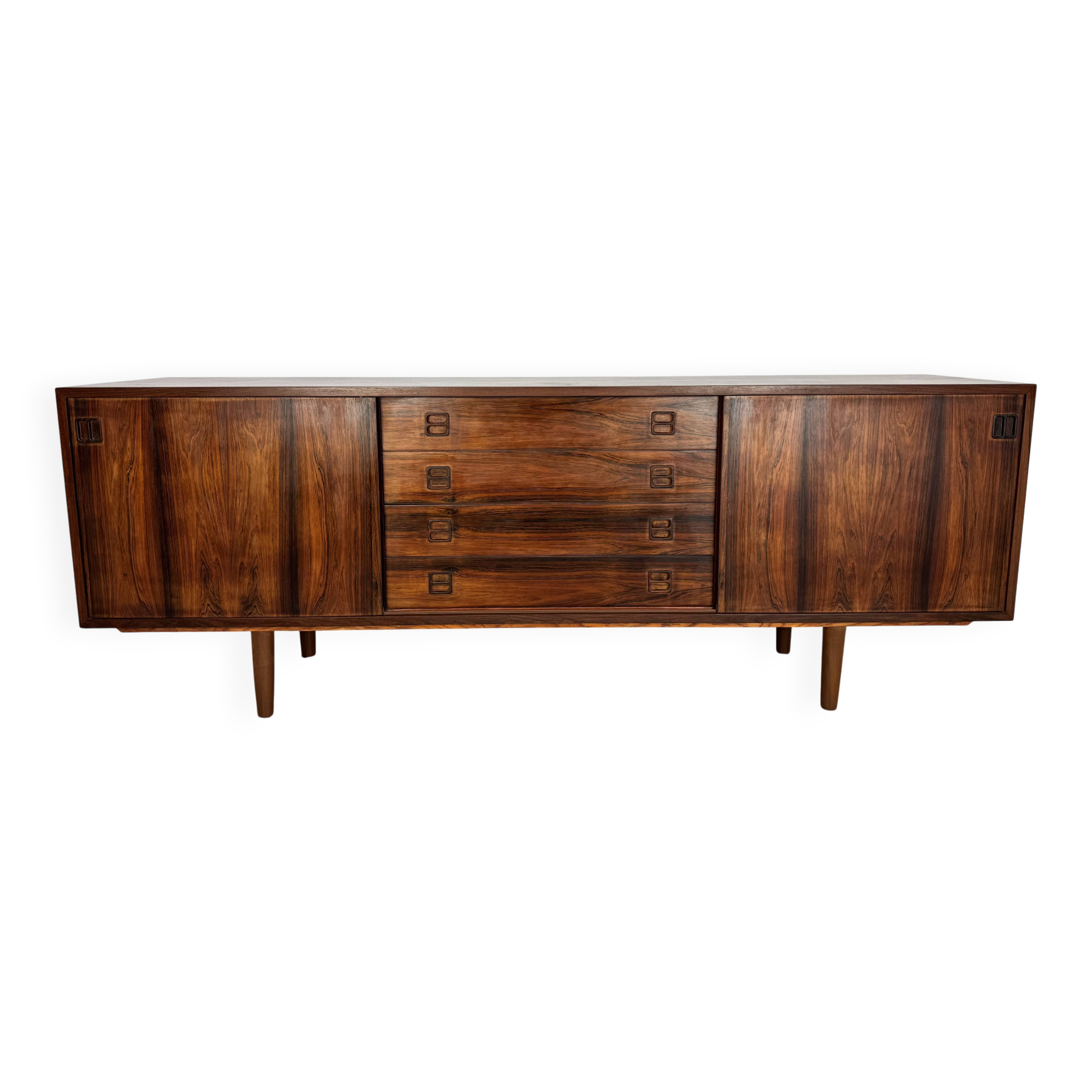 Vintage rosewood sideboard by Erik Wortz for IKEA 1960's.