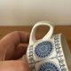 Set of 4 Spanish Pontesa porcelain cups and saucers