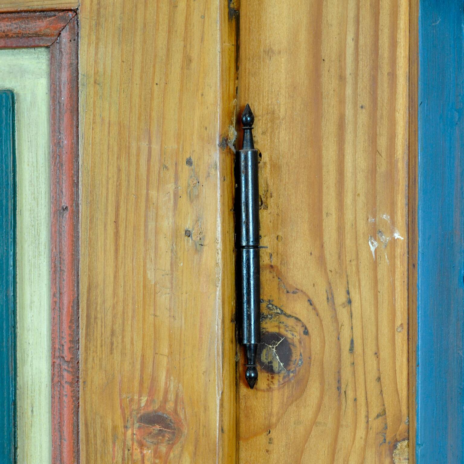 Antique German Hand Painted Cabinet, circa 1850
