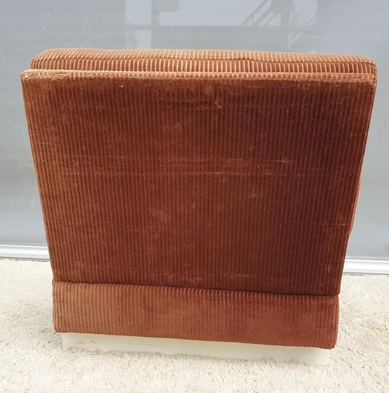 Lounge armchair 1970 corduroy "Pierre Richard"