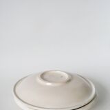 pair of round dishes Givors model Perce-neige 1950