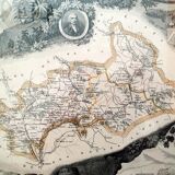Carte du département des Hautes-Alpes - Gravé par Schmit, d'après Levasseur - Imprimerie Lemercier -