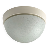 Plafonnier lune en verre d’époque spatiale allemande vintage de Peill & Putzler, années 1970