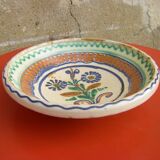 Plat à décor de fleurs vintage