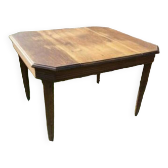 Square wooden table