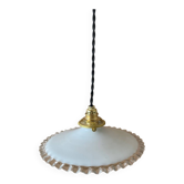Suspension opaline ancienne